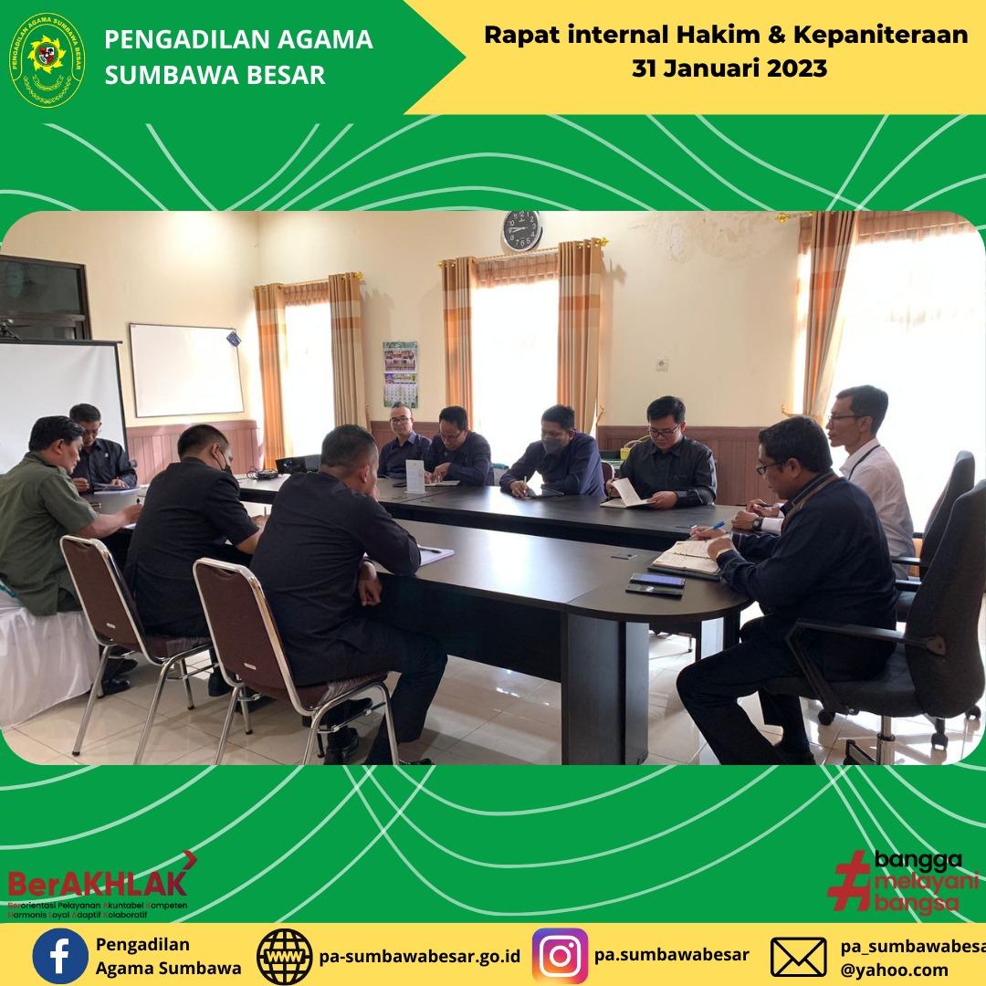 20230131 Rapat Internal Hakim dan Kepaniteraan 3