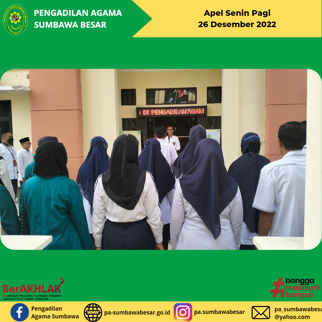 726 1226 Apel Senin 1