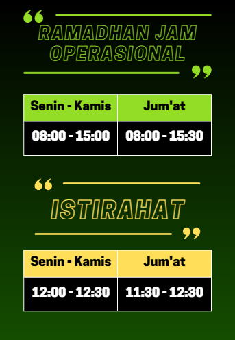 Jam Operasional Ramadhan 1